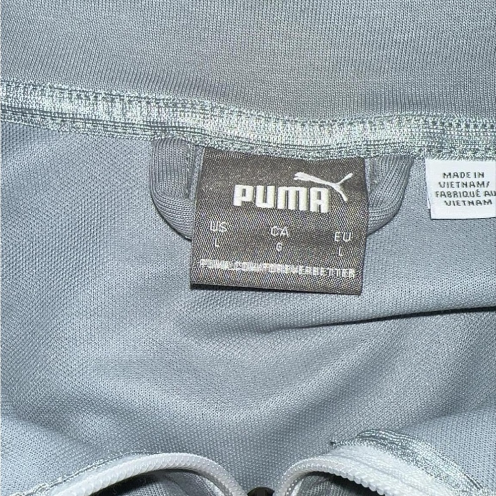 Puma Light Blue Track Jacket - Picture 2 of 2